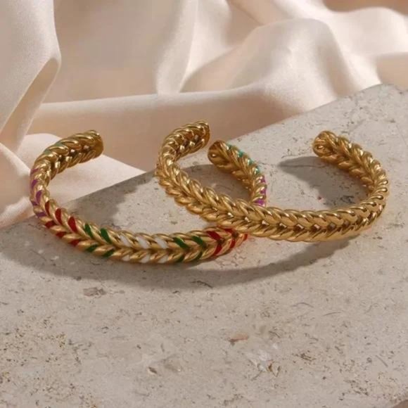 NEW 18K GOLD ADJUSTABLE BRACELET, NICE BRACELET, CUTE BRACELET. - Picture 7 of 10